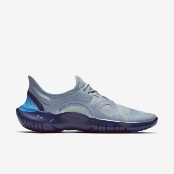 Nike Free RN 5.0 - Løbesko - Obsidian/Mørkeblå/Metal Sølv | DK-33403